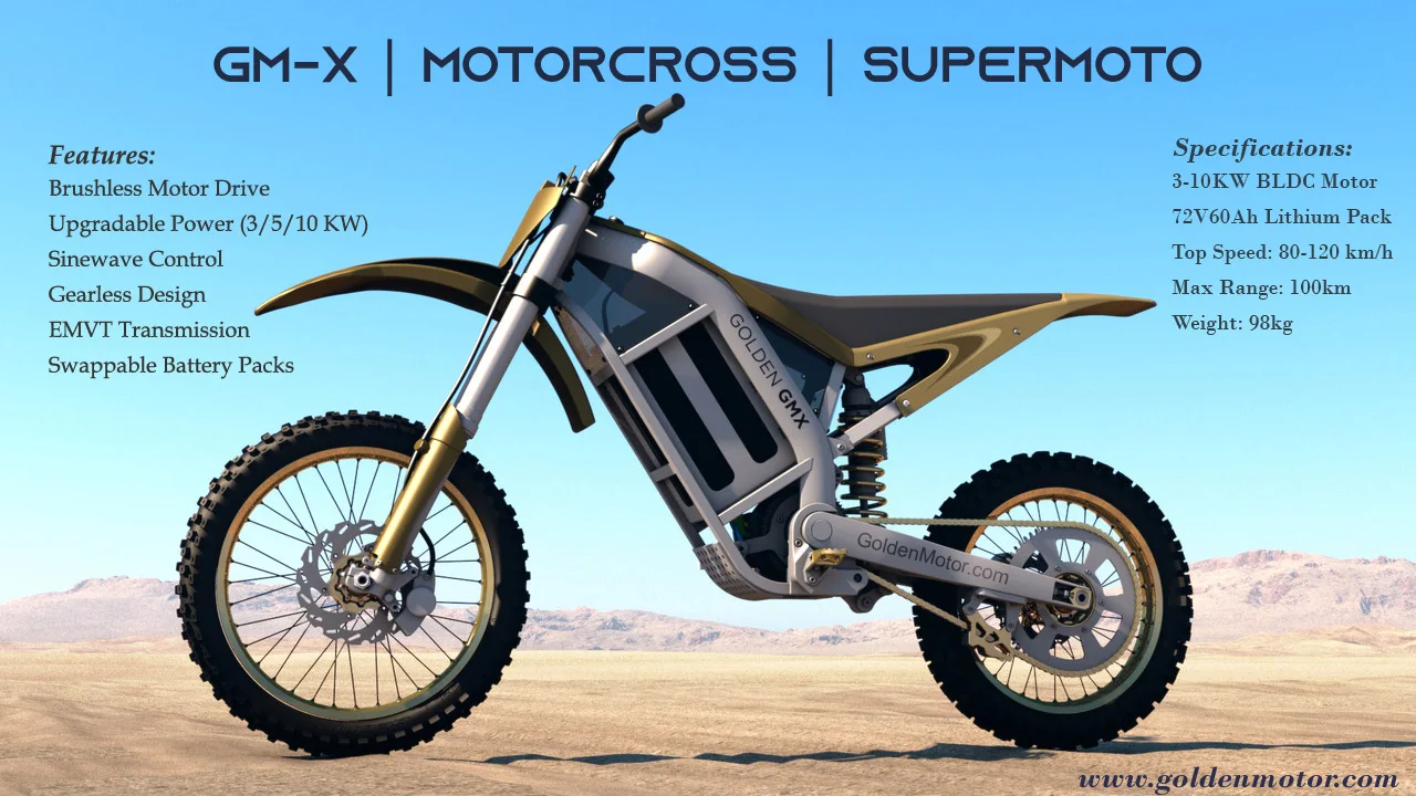 3kw 5kw 10kw Electric Motorcycle 