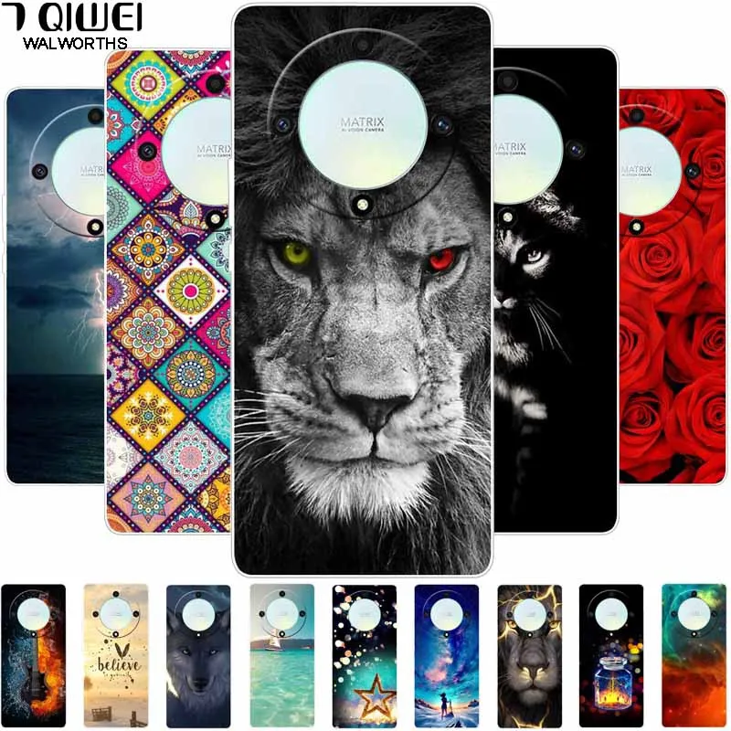 Custodia Per Telefono Per Honor Magic5 Lite 5G Cover Tpu Lake Mountain Custodia Protettiva In Silicone Per Huawei Honor Magic 5 Lite Soft 2023