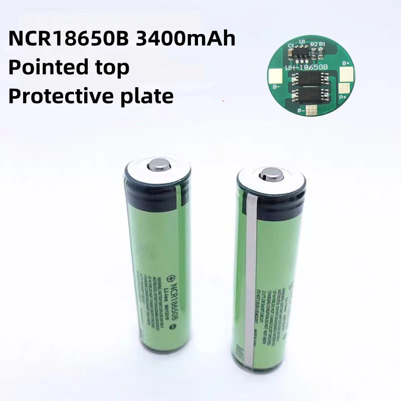 

Заостренная крышка 18650 Батарея 3,7 в 3400 мАч перезаряжаемая литий-ионная батарея для светодиодного фонарика
