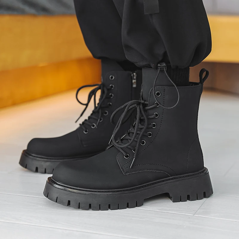 Autumn Men Japan Karajuku Korean Style Fashion High Top