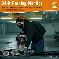 Dash Cam Vehicle DVR video recorder 4 cameras for cars black box front rear internal Night Vision Loop Recording dashcam car 360 - Image 6