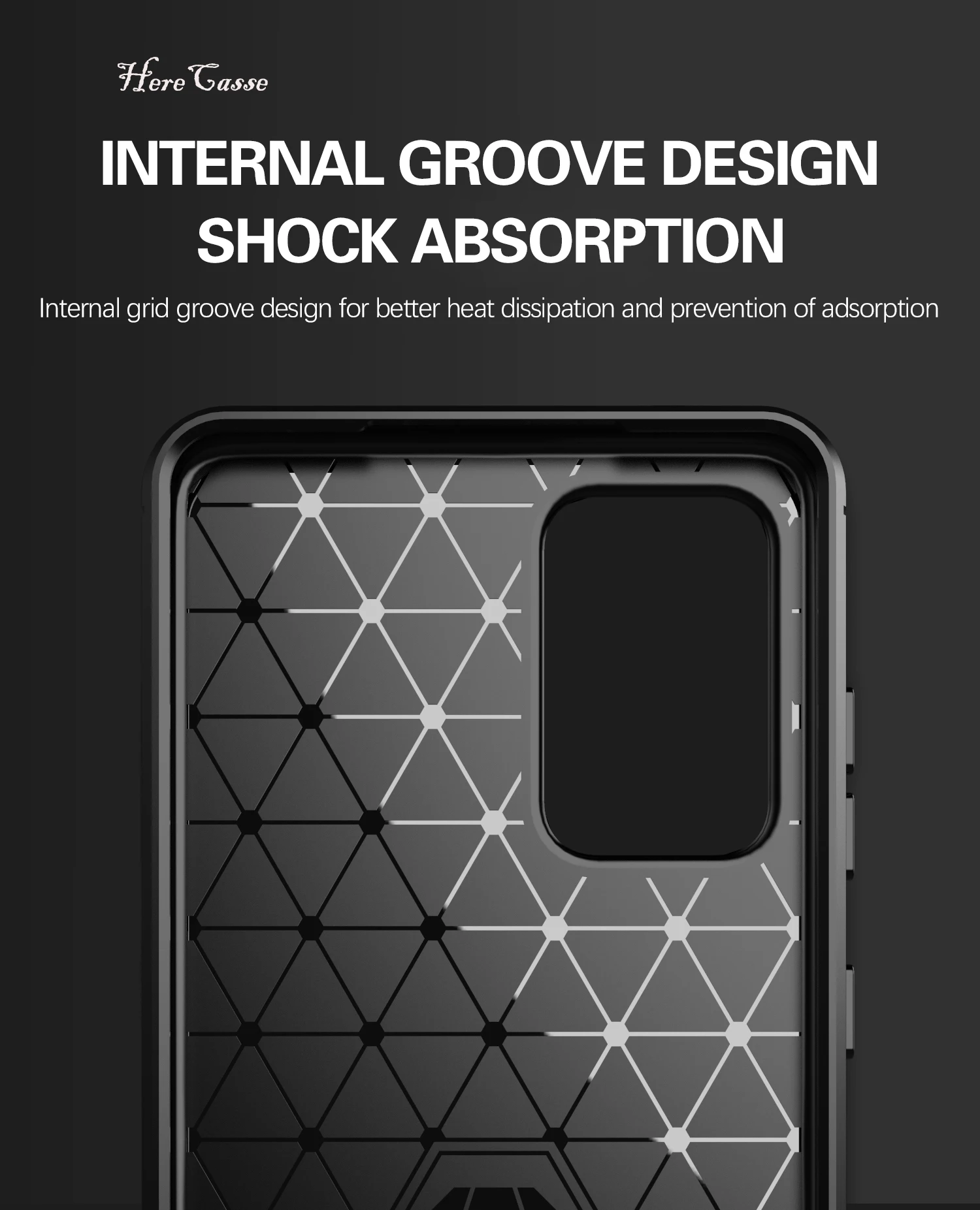 Premium Carbon Fiber Shockproof Phone Case - Soft Silicone Protective Back Cover