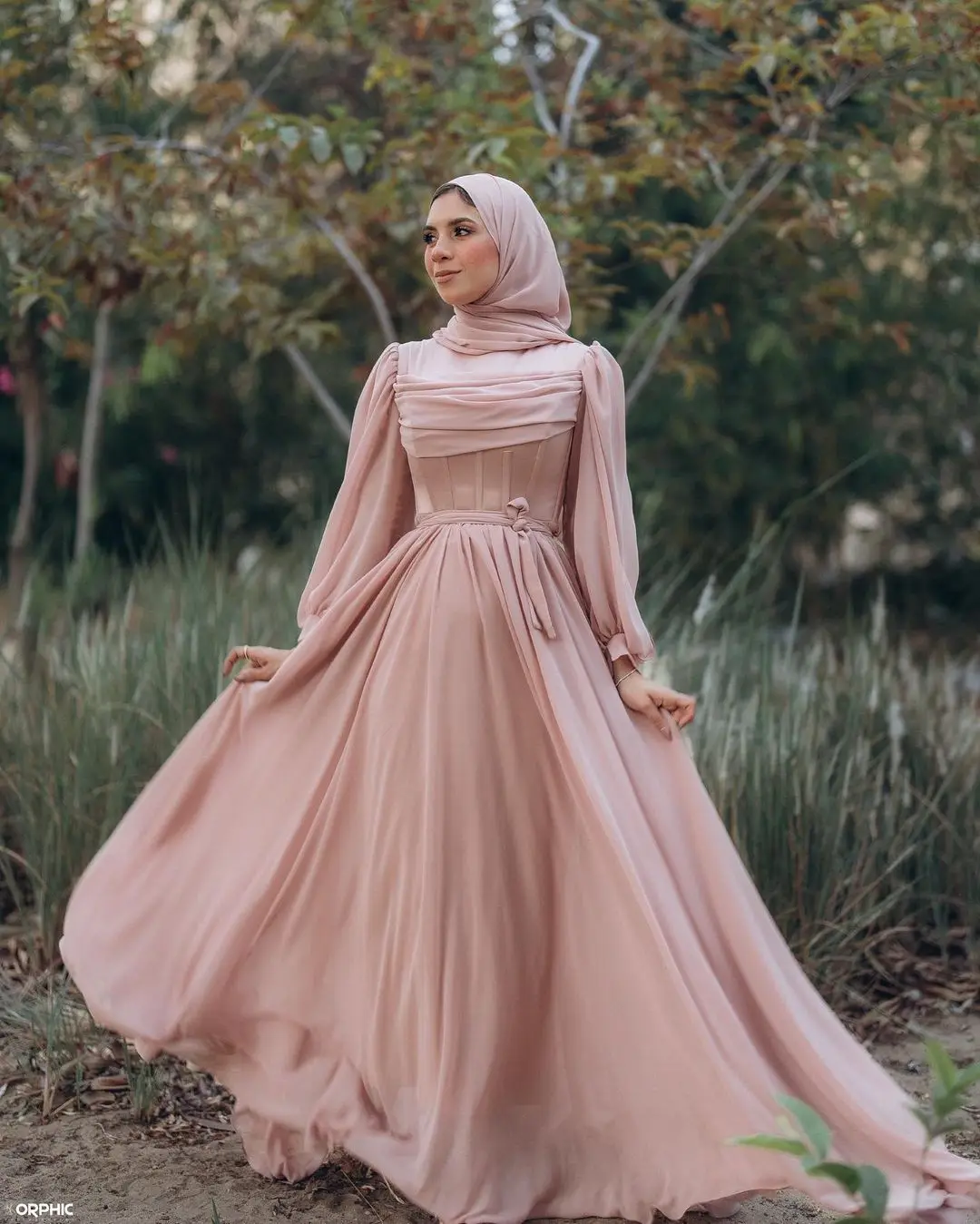 

Sapmae O-neck Full Sleeve Sample Court Train Zipper Up Elegant For Women Prom Evenning Formal Party Dress Long In Summer 2023