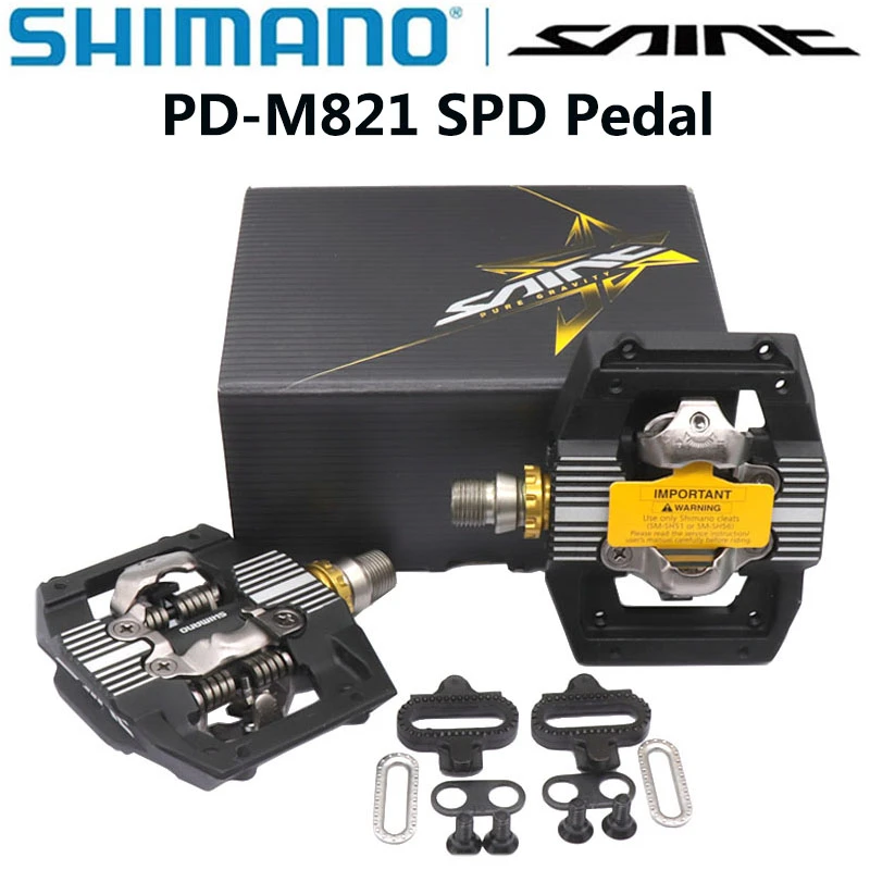 SHIMANO SAINT PD M821 SPD Pedal XC/DH Downhill Enduro SPD Mountainbike  Pedale inkl SM SH51 Stollen spacer Original box|Fahrrad Pedal| - AliExpress