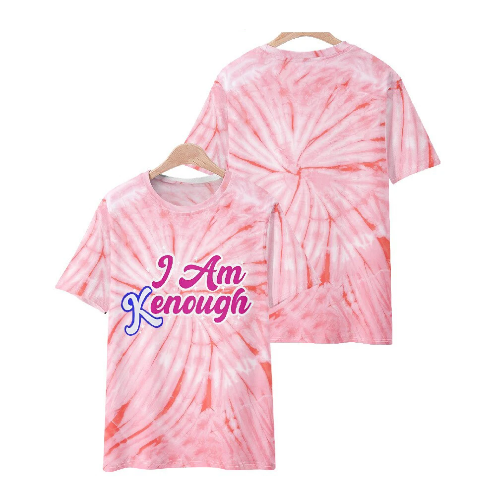 Tie Dye Short Sleeve Casual T Shirt for Men Women Summer