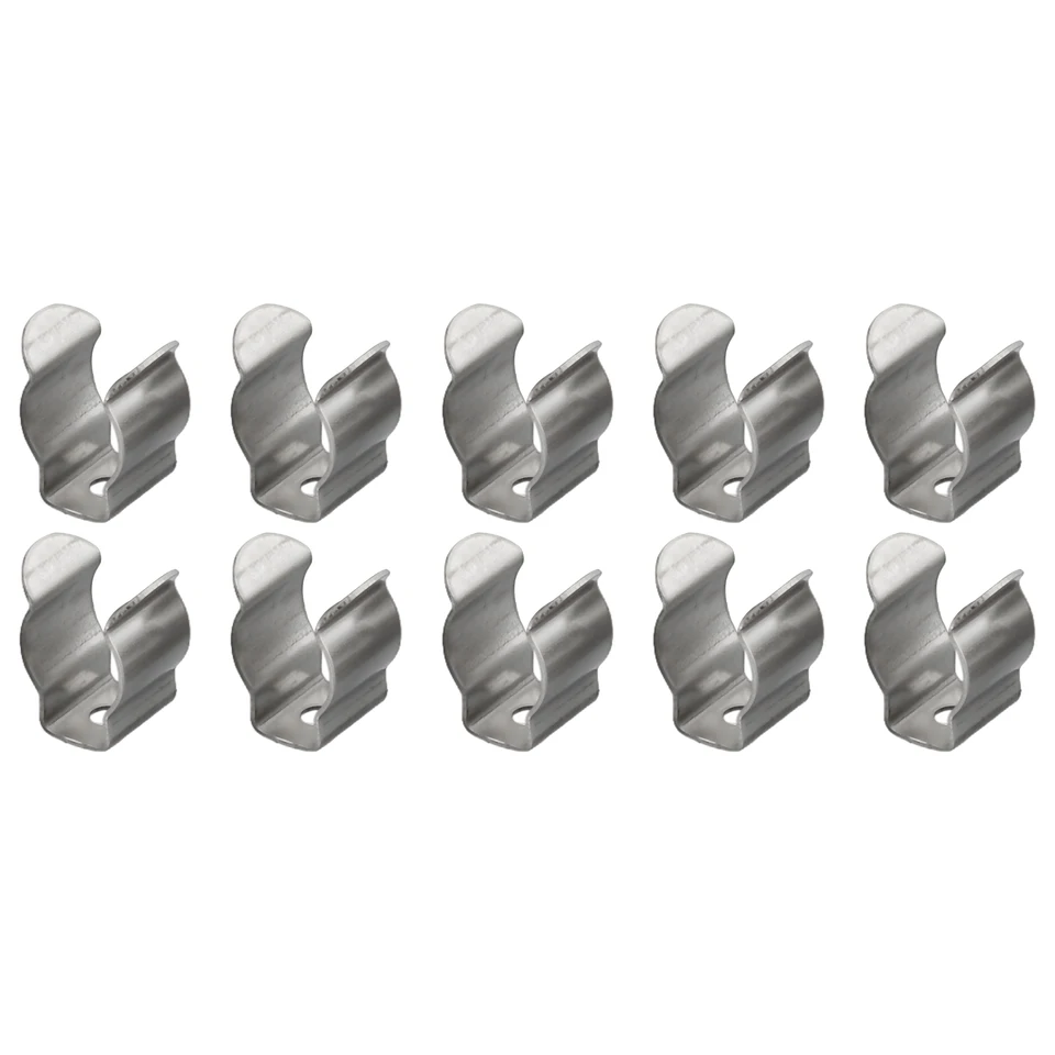 Spring Terry Clips Open Type Steel Tool Clips Heavy Duty 10PCS For