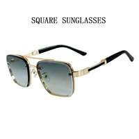 2025 Lunettes De Soleil carrées hommes luxe Vintage Lunettes De Soleil femmes à la mode rétro Lunettes De Soleil Hombre Lunette Soleil Femme 6