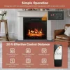 Electric Fireplace Freestanding & Wall-Mounted Heater 4