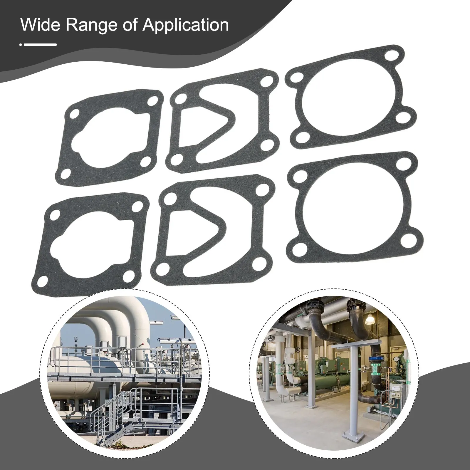 

Air Compressor Accessory Air Compressors Valve Plate Washers Valve Plate Gaskets Hole Spacing: 48x62mm Plastic
