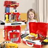 [Disney] 3 in1 Cars Lightning McQueen Toolbox Toy Set  Mickey mouse Simulated kitchen set play house set kids toys for baby gift 2