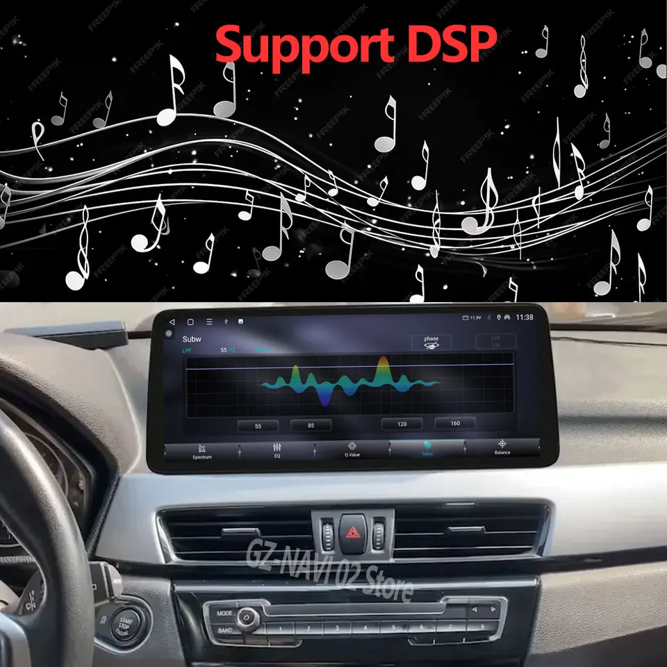 BMW X1 F48 (2016-2022) NBT EVOシステム用Carplay DSP Android 15