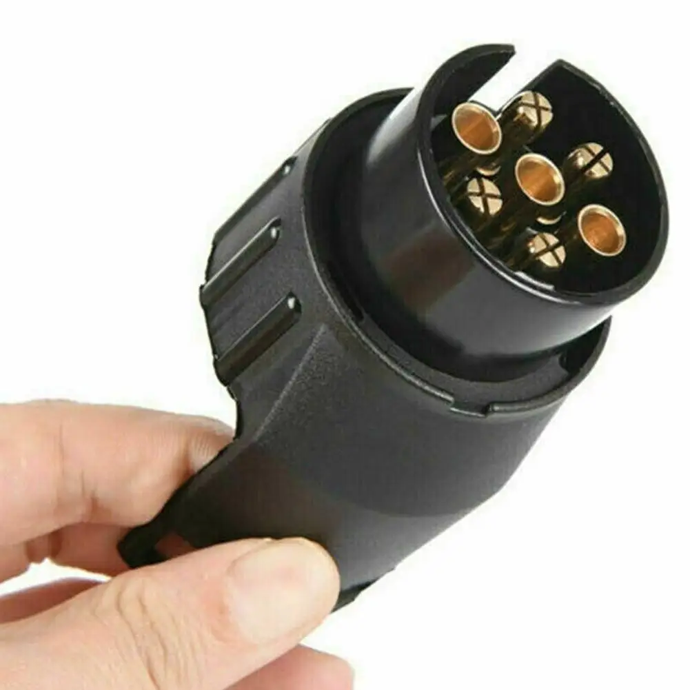 trailer plug adapter 7 Pin To 13 Pin Plug Adapter Trailer Connector 12V Towbar Towing Waterproof Plugs Socket Adapter Car Truck Accessories