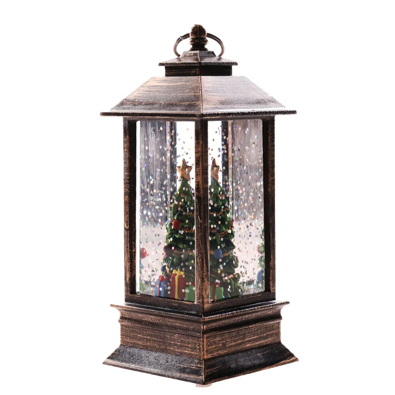 Christmas wind lights, crystal lights, Santa Claus Christmas party decorations, ornaments, gifts