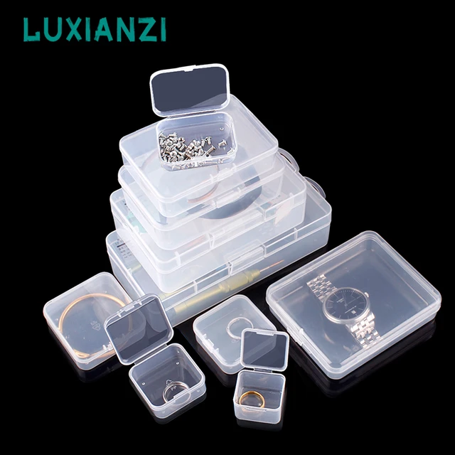 Luxianzi Transparent Plastic Storage Jewelry Box Portable Part Tool Box For  Beads Jewelry Earring Bead Screw Organizer Case - Tool Box - AliExpress