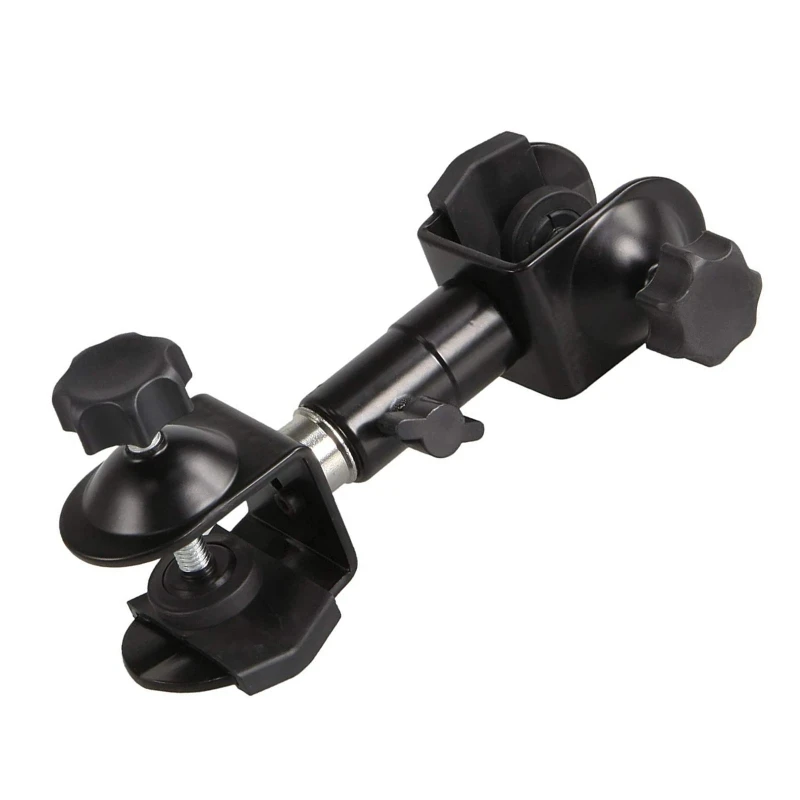 Double Headed U-clamp Camera Tripod Umbrella Fixing Clip Mount Stand Waterproof camera mount clamp