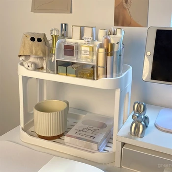 Double-Layer Desktop Storage Organizer Shelf 1