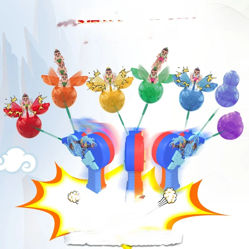 진정한 비 반전 킹 콩 조롱박 인형 7 명의 조롱박 형제 어린이 변형 장난감 소년 인형 풀 세트