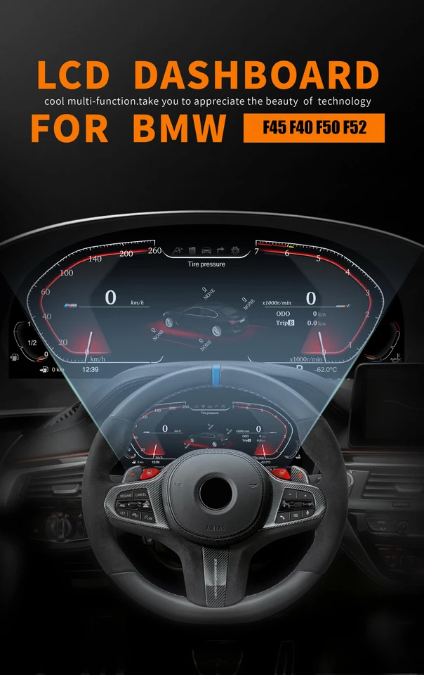 BMW LCD デジタルメータ BMW用デジタルインストルメントゲージクラスター,スピード