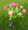 Solar Simulation Snow Lotus Flower Lights 7 Heads Outdoor Waterproof Lamp For Patio Lawn Garden Holiday Party Decoration Flower 6