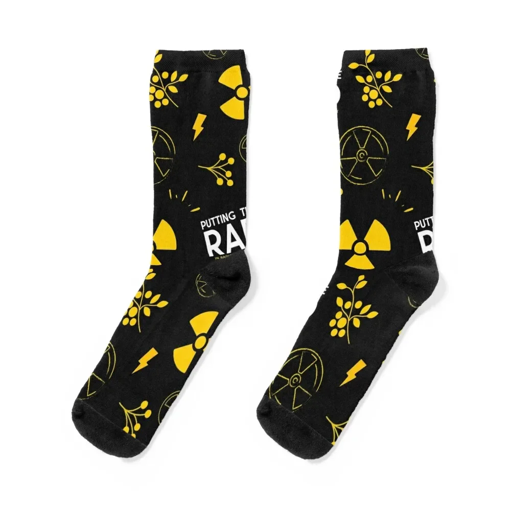 

Putting The RAD In Radiation Therapist Socks FASHION gifts Boy Socks Women's