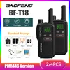 Baofeng T18 Mini Walkie Talkie BF-T18 PMR446MHz Long Range Rechargable Portable Kids Two Way Radio Type-C Charge FM 16CH 2/4pcs 1