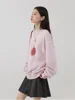 CHIC VEN Women's Sweatshirts Design Casual Round Neck Cartoon Print Loose Female Pullover Spring Autumn 2024 4