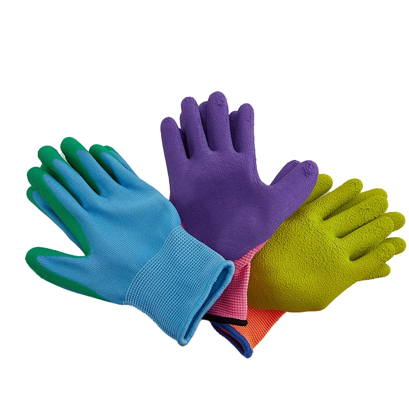 1 Pair Kids Protective Gloves Durable Waterproof Garden Anti Bite Planting Gloves 2