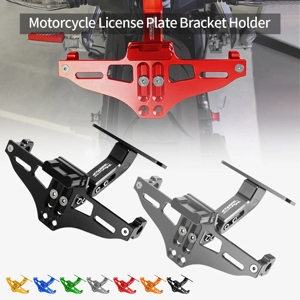 

For Honda CBR600RR Motorcycle Aluminum License Plate Bracket Holder CBR 600RR CBR 600 RR 2003-2018 2012 2013 2014 2015 2016 2017