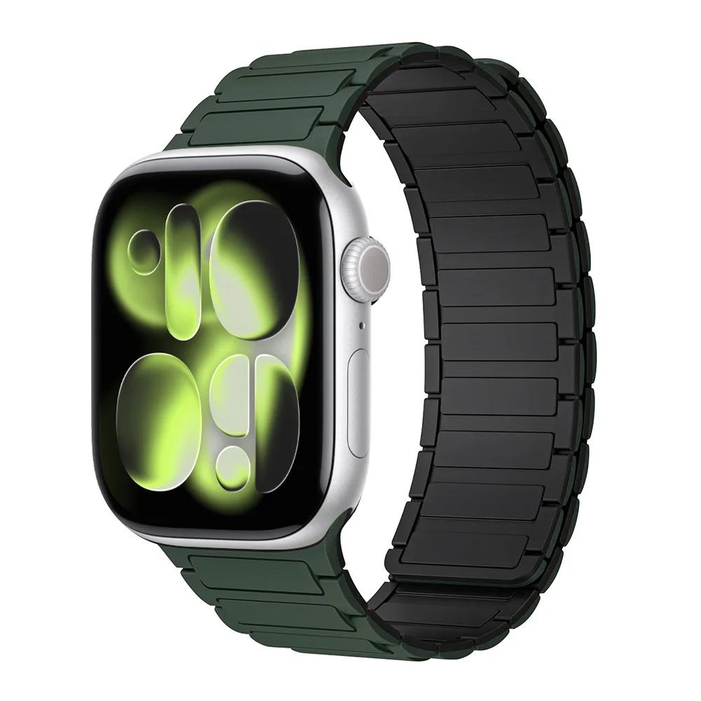 Magnetic Link Bracelet for Apple Watch - Elegant and Secure Strap