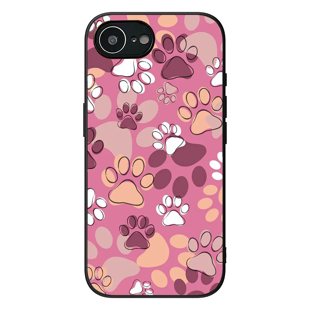 Kitten Cat Cartoon Dog Paw Design Protective Phone Case