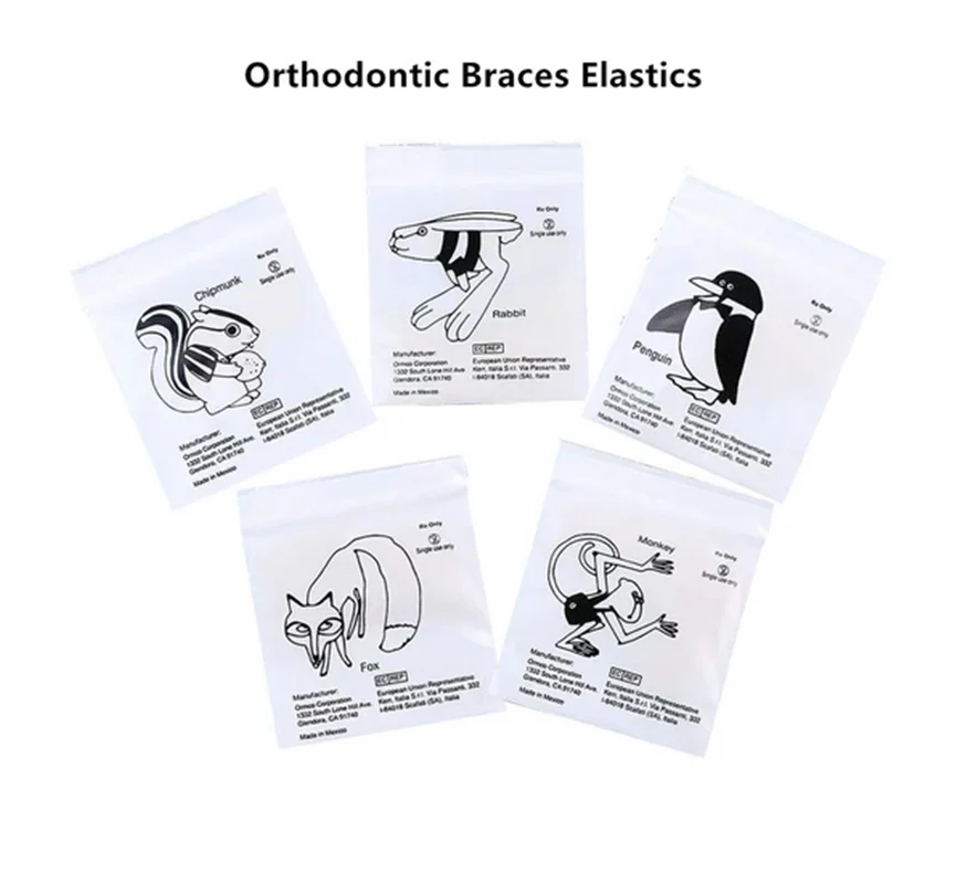 Élastiques Orthodontiques / Bandes De Puissance En Caoutchouc - Pour Appareil Dentaire - Lot De Rechange Générique