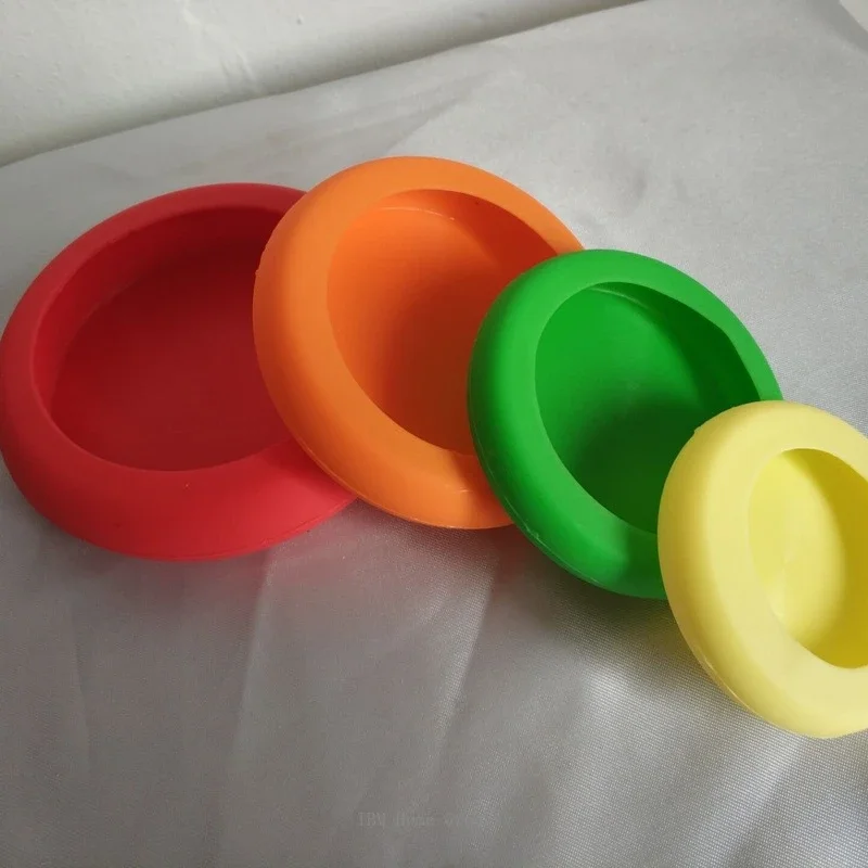 Silicone Food Cover 4pcs Creative Fruit And Vegetable Fresh-keeping Cover Silicone Food Hugger Fresh-keeping Cover Stretch Sealed Lids Reusable