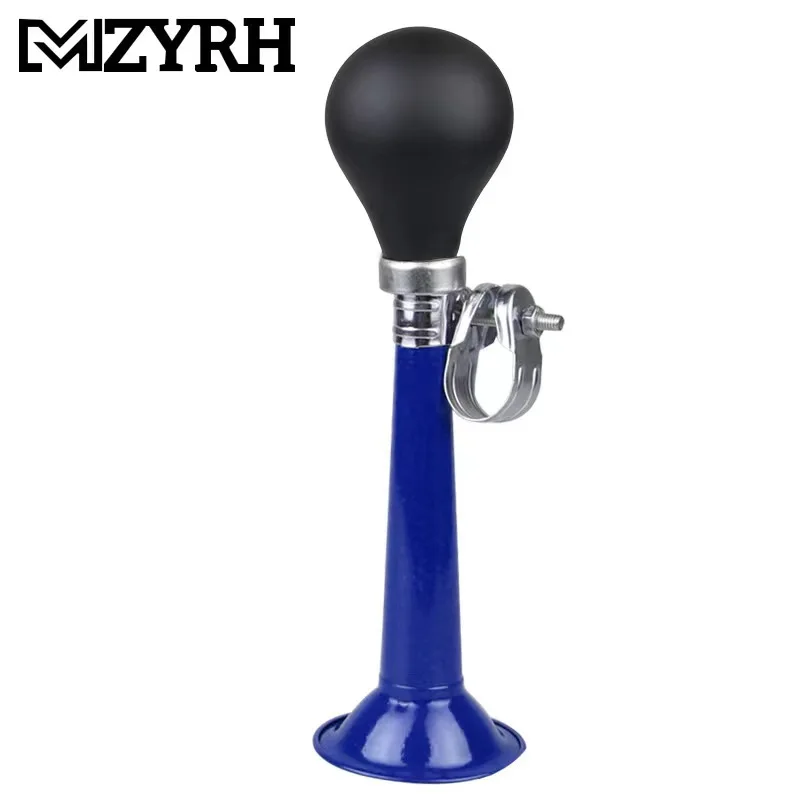 Bicycle Horn Cycling Metal Air Bugle Trumpet Squeeze Rubber Bulb The bicycle bell is ringing