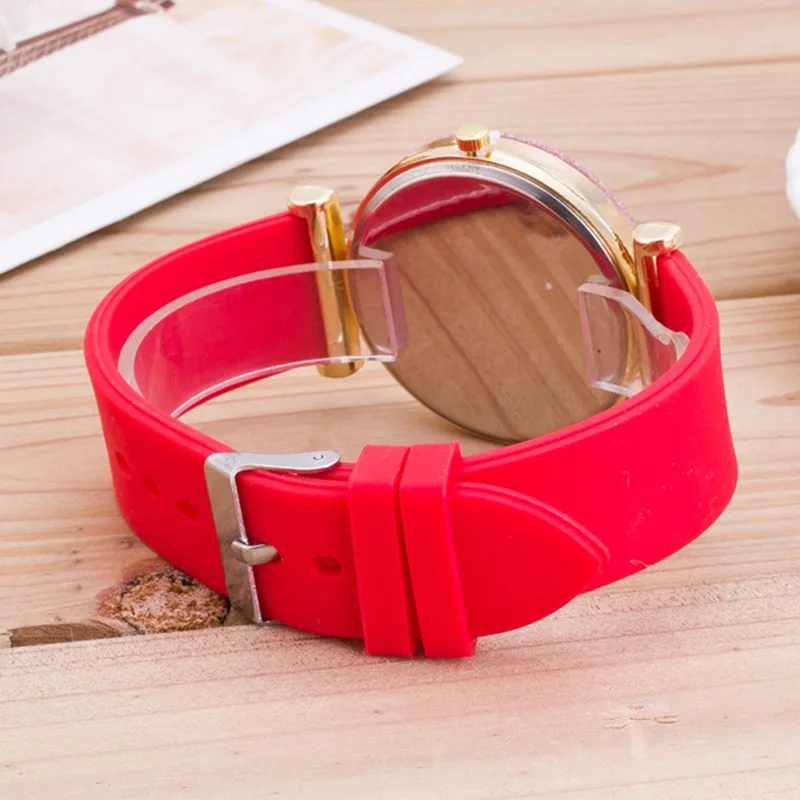 Womens Watch Brand TVK Watch for Women Gift Silica Gel Quartz