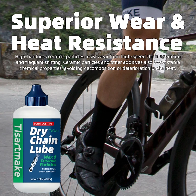 120ML Bicycle Chain Waxy Maintenance Oil Squirt MTB Road Bike Waxy Dry Chain Gear Oil Lube Chain Fork Flywheel Bike Accessories - 3