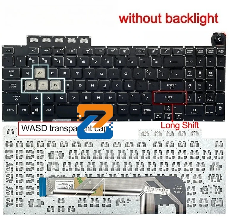 ASUS TUF 게임용 노트북 키보드 A15 FA506 FA506H FA506IU/IV/II TUF A17 FA706 FA706II/IU FX506 FX506L FX706 FX706H TUF706
