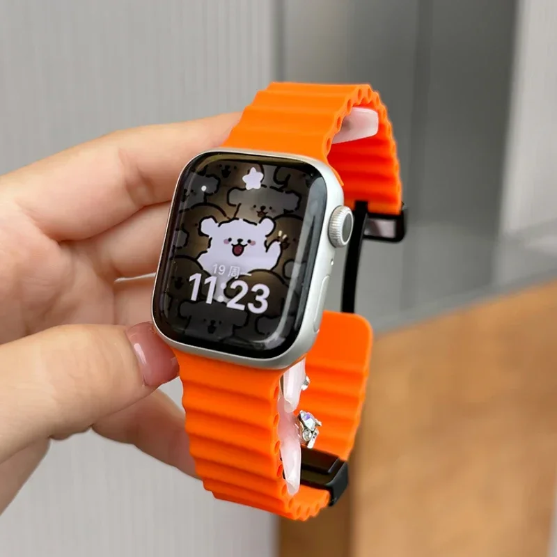 Magnetic Buckle Silicone Strap