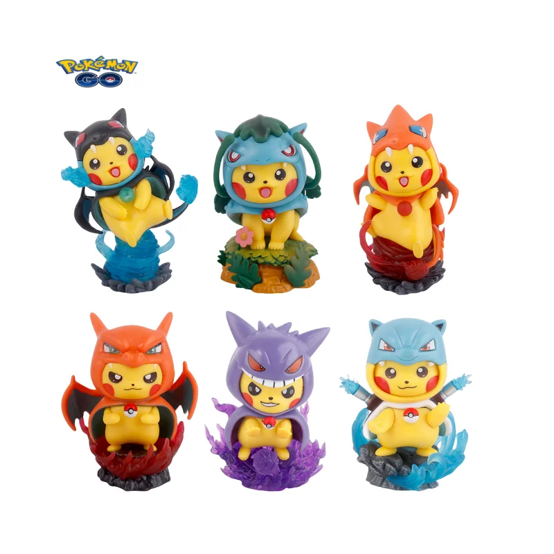 Grande Pokemon Pokemon Modello Fatto A Mano Ornamento Gengar Charizard Bulbasaur Blastoise Cosplay Anime Figure