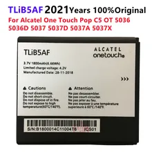 

1800mAh ! NEW TLiB5AF Battery For Alcatel One Touch Pop C5 OT 5036 5036D 5037 5037D 5037A 5037X