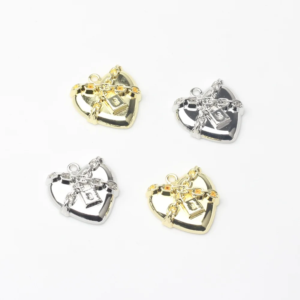 

10 шт. ручная работа, любовь, фотоэлемент Серебряного и золотого цветов, фурнитура для изготовления ювелирных изделий своими руками, аксессуары