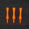 50pcs 70mm Large Castle Tees (Orange) 4
