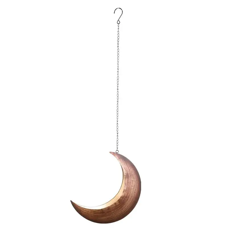

Half Moon Hang Planter Rustic Metal Planters Cactus Hanger Hang Succulent Planter Half Moon Plant Hanger Plant Hanger