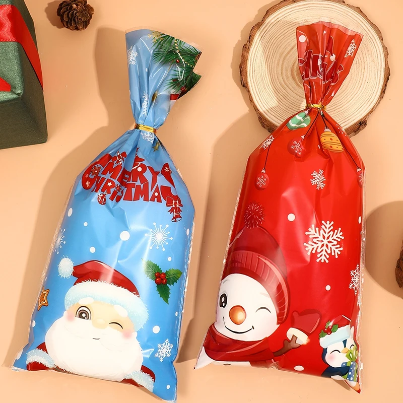 50 Stück Weihnachts-Santa-Süßigkeitentüten Weihnachts-Geschenktüten für 2026 Weihnachten Winterferien Party-Gastgeschenke Neujahr – Detail 9