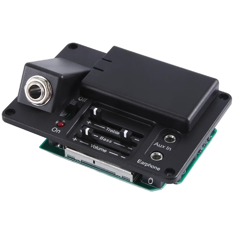 CACI Electric Silent Cello Pickup Transducer Soft With Headphone Black VPU-400 For DIY Cello Strings Instruments Parts