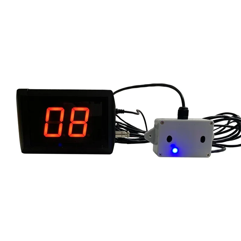 

Ganxin Newest People Counting Visitors Counter Visitor Counting Sensor Counter Infrared Counting System with Infrared Beams