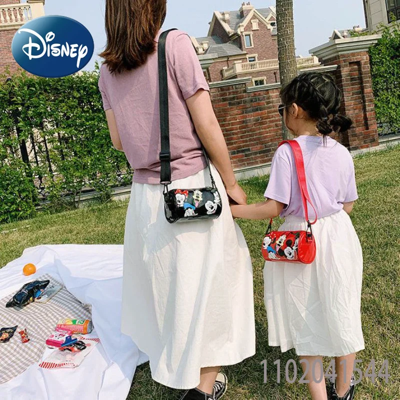 Disney Corssbody Bag for Girl Kid Children Cute Purse Cartoon Mickey Mouse Messenger Mini Shoulder HandBags Birthday Gift