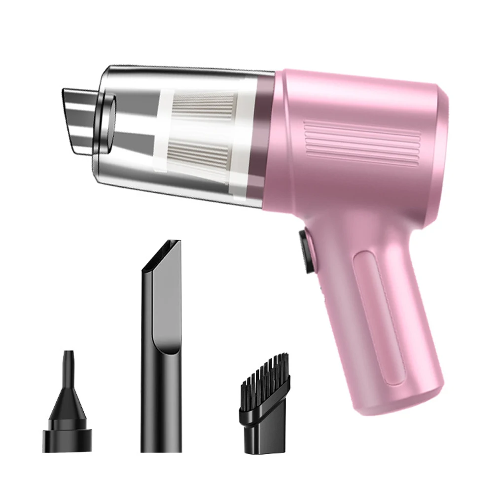 Wireless Car Vacuum Cleaner Multifunctional Mini Portable High-power Suction and Blowing Integrated Cleaning Appliance