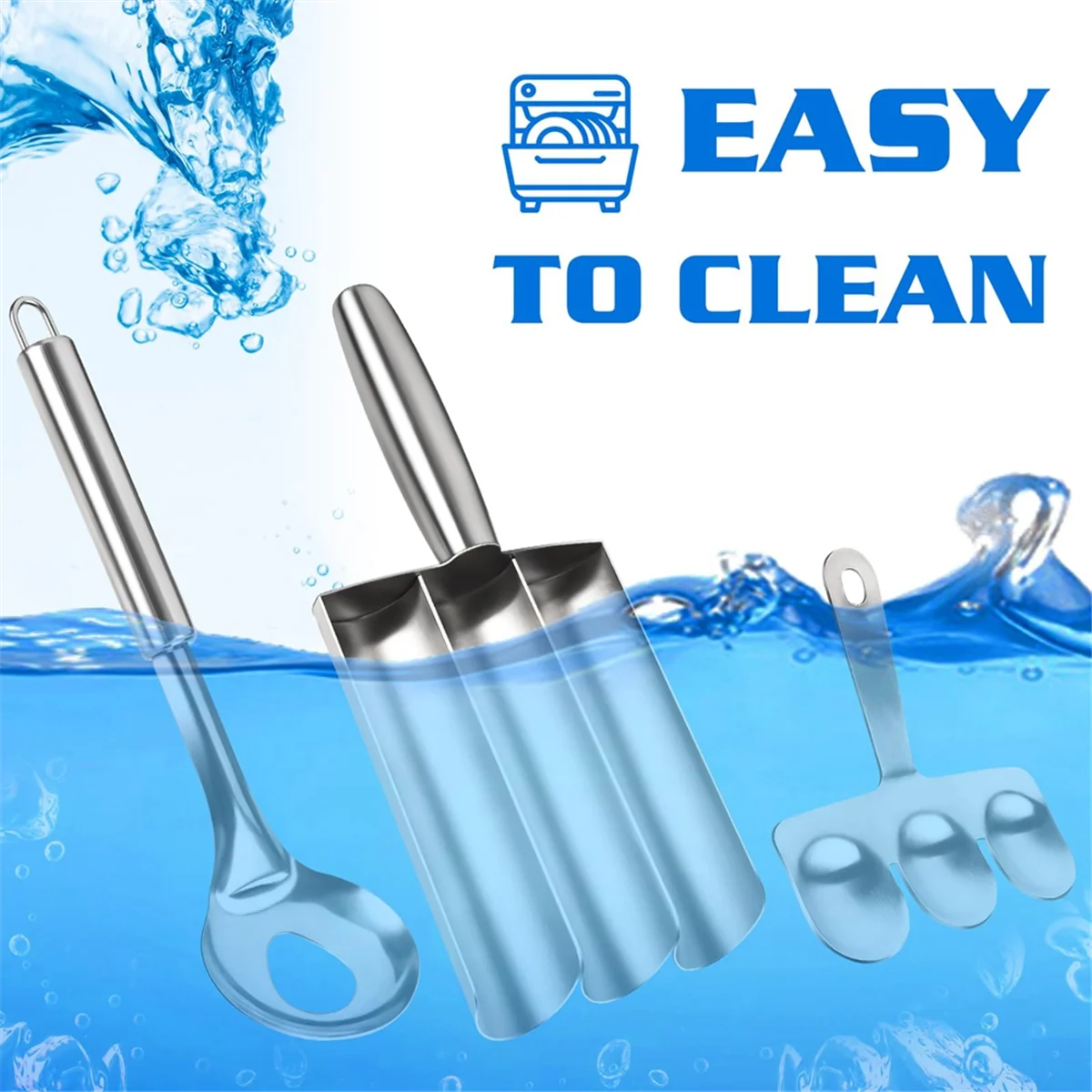 Meatball Scoop Maker, Stainless Steel Meatball Scoop Ball Maker Manual Maker Tool None-Stick