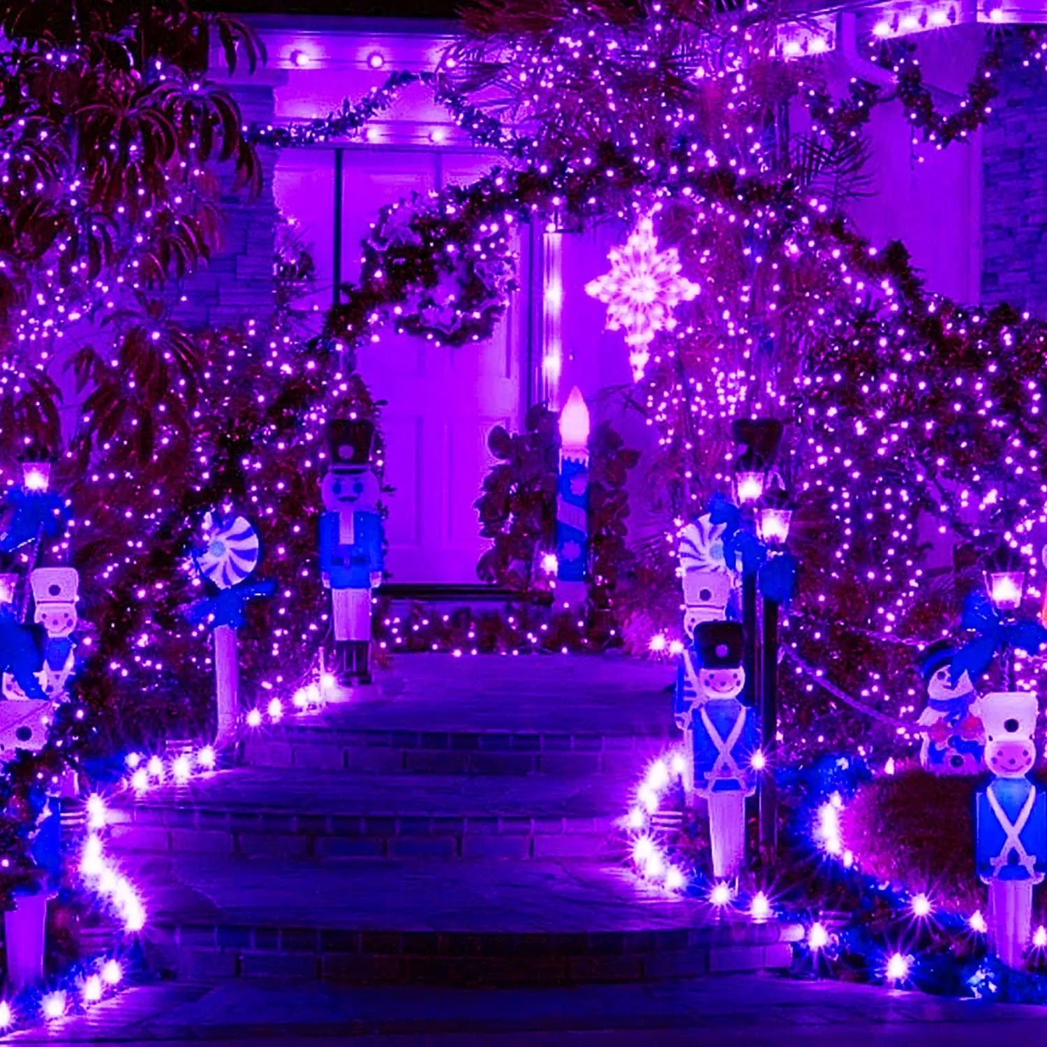 Outdoor Solar String Fairy Light 200 100 LED Festoon Waterproof Street Garland Solar Power Lamp Christmas Party for Garden Decor