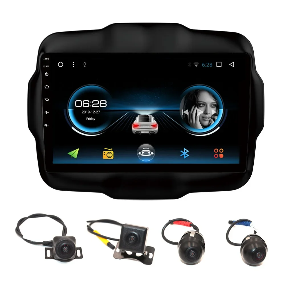 360 Surround View Camera System For Android Car Stereo 3D Gps Navigation 360 Camera Panorama for Cars